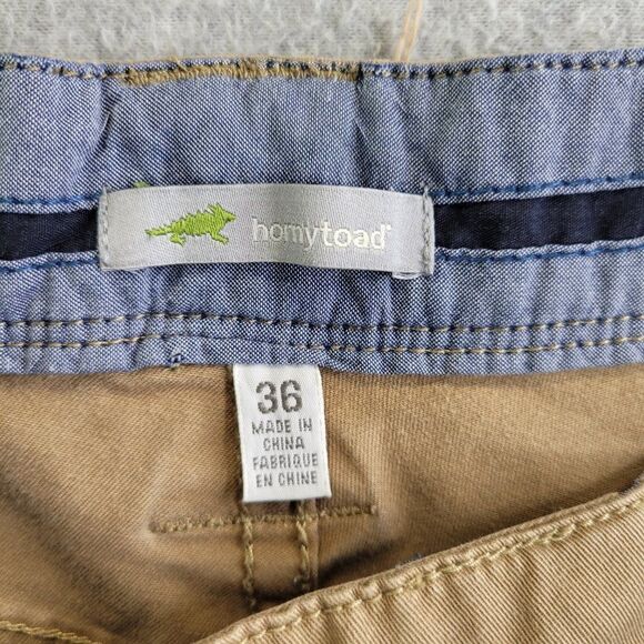 Horny Toad Pants Mens 36X31 Khaki Straight Leg Outdoor Hiking Gorpcore Workwear - Picture 8 of 15